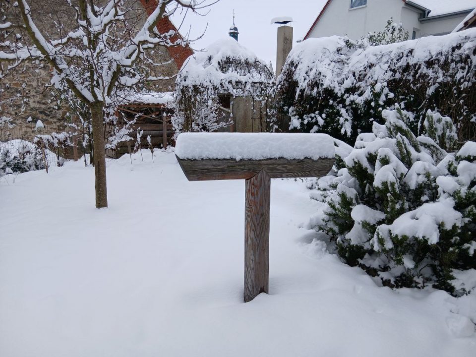 Erdakupunktur im Winter